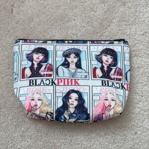 Blackpink cotton cosmetic bag